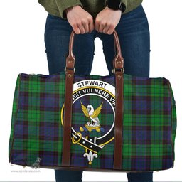 Scottish Stewart Old Modern Clan Tartan Travel Bag - Crest Classic Scottish Plaid Tartan Plaid