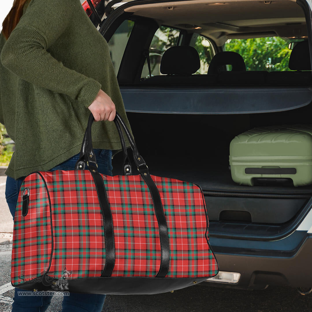 Scottish Stuart of Bute Clan Tartan Travel Bag - Classic Scottish Plaid Tartan Plaid