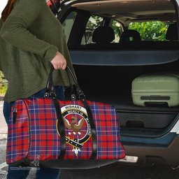Scottish Wishart Dress Clan Tartan Travel Bag - Crest Classic Scottish Plaid Tartan Plaid