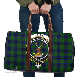 Scottish Keith Modern Clan Tartan Travel Bag - Crest Classic Scottish Plaid Tartan Plaid