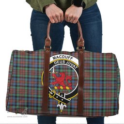 Scottish MacDuff Hunting Ancient Clan Tartan Travel Bag - Crest Classic Scottish Plaid Tartan Plaid
