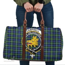 Scottish Campbell Argyll Ancient Clan Tartan Travel Bag - Crest Classic Scottish Plaid Tartan Plaid