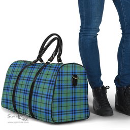 Scottish Falconer Clan Tartan Travel Bag - Classic Scottish Plaid Tartan Plaid