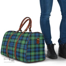 Scottish Gordon Ancient Clan Tartan Travel Bag - Classic Scottish Plaid Tartan Plaid