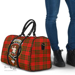 Scottish Livingstone Modern Clan Tartan Travel Bag - Crest Classic Scottish Plaid Tartan Plaid