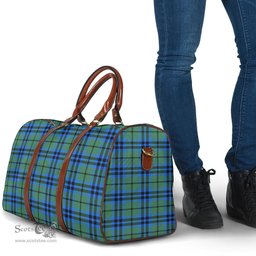 Scottish Falconer Clan Tartan Travel Bag - Classic Scottish Plaid Tartan Plaid