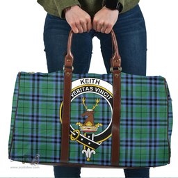 Scottish Keith Ancient Clan Tartan Travel Bag - Crest Classic Scottish Plaid Tartan Plaid