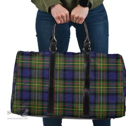 Scottish MacLaren Modern Clan Tartan Travel Bag - Classic Scottish Plaid Tartan Plaid