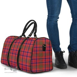 Scottish Lumsden Modern Clan Tartan Travel Bag - Classic Scottish Plaid Tartan Plaid