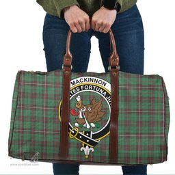 Scottish MacKinnon Hunting Ancient Clan Tartan Travel Bag - Crest Classic Scottish Plaid Tartan Plaid