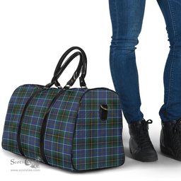 Scottish MacInnes Modern Clan Tartan Travel Bag - Classic Scottish Plaid Tartan Plaid