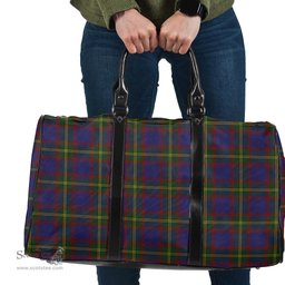 Scottish Durie Clan Tartan Travel Bag - Classic Scottish Plaid Tartan Plaid