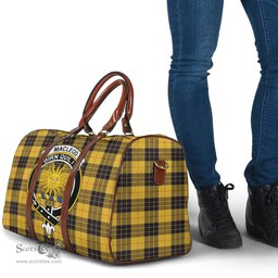 Scottish MacLeod of Lewis Ancient Clan Tartan Travel Bag - Crest Classic Scottish Plaid Tartan Plaid