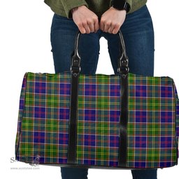 Scottish Ayrshire District Clan Tartan Travel Bag - Classic Scottish Plaid Tartan Plaid
