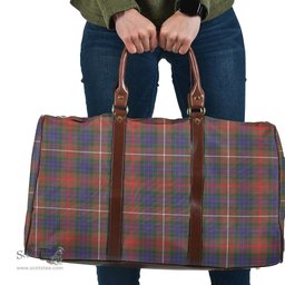 Scottish Fraser Hunting Modern Clan Tartan Travel Bag - Classic Scottish Plaid Tartan Plaid