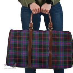 Scottish Nairn Clan Tartan Travel Bag - Classic Scottish Plaid Tartan Plaid
