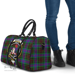 Scottish Brodie Hunting Modern Clan Tartan Travel Bag - Crest Classic Scottish Plaid Tartan Plaid