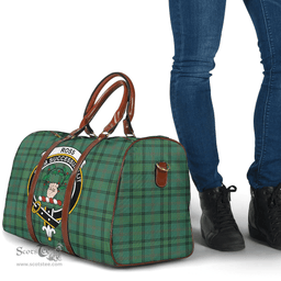 Scottish Ross Hunting Ancient Clan Tartan Travel Bag - Crest Classic Scottish Plaid Tartan Plaid