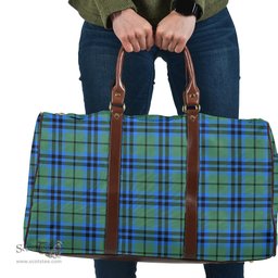 Scottish Falconer Clan Tartan Travel Bag - Classic Scottish Plaid Tartan Plaid