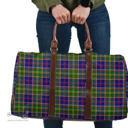 Scottish Ayrshire District Clan Tartan Travel Bag - Classic Scottish Plaid Tartan Plaid
