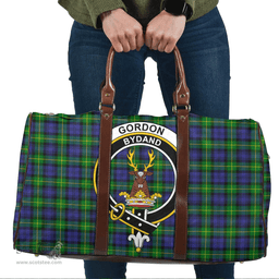Scottish Gordon Modern Clan Tartan Travel Bag - Crest Classic Scottish Plaid Tartan Plaid