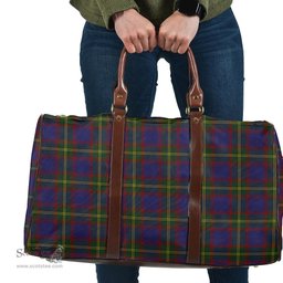 Scottish Durie Clan Tartan Travel Bag - Classic Scottish Plaid Tartan Plaid