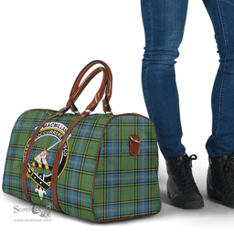 Scottish MacMillan Hunting Ancient Clan Tartan Travel Bag - Crest Classic Scottish Plaid Tartan Plaid