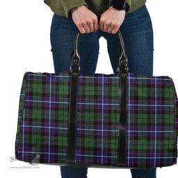 Scottish Galbraith Modern Clan Tartan Travel Bag - Classic Scottish Plaid Tartan Plaid