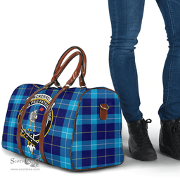 Scottish McKerrell Clan Tartan Travel Bag - Crest Classic Scottish Plaid Tartan Plaid