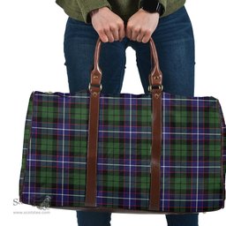 Scottish Galbraith Modern Clan Tartan Travel Bag - Classic Scottish Plaid Tartan Plaid