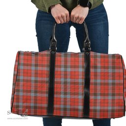 Scottish Robertson Weathered Clan Tartan Travel Bag - Classic Scottish Plaid Tartan Plaid