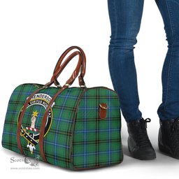 Scottish Henderson Ancient Clan Tartan Travel Bag - Crest Classic Scottish Plaid Tartan Plaid