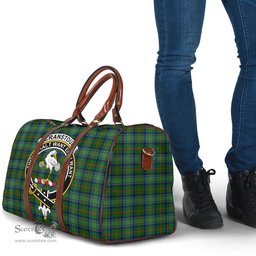 Scottish Cranstoun Clan Tartan Travel Bag - Crest Classic Scottish Plaid Tartan Plaid
