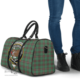 Scottish MacKinnon Hunting Ancient Clan Tartan Travel Bag - Crest Classic Scottish Plaid Tartan Plaid