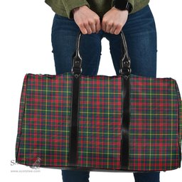 Scottish MacKintosh Hunting Modern Clan Tartan Travel Bag - Classic Scottish Plaid Tartan Plaid