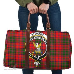 Scottish Stewart of Appin Modern Clan Tartan Travel Bag - Crest Classic Scottish Plaid Tartan Plaid