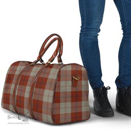 Scottish Davidson Dress Dancers Clan Tartan Travel Bag - Classic Scottish Plaid Tartan Plaid