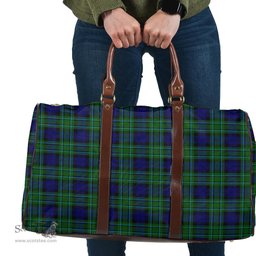 Scottish MacCallum Modern Clan Tartan Travel Bag - Classic Scottish Plaid Tartan Plaid