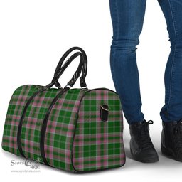 Scottish Gray Hunting Clan Tartan Travel Bag - Classic Scottish Plaid Tartan Plaid
