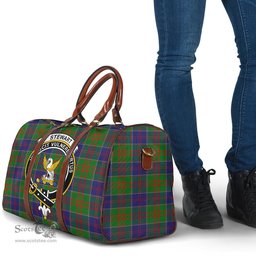 Scottish Stewart of Appin Hunting Modern Clan Tartan Travel Bag - Crest Classic Scottish Plaid Tartan Plaid