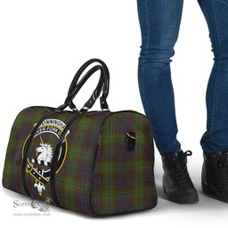 Scottish Cunningham Hunting Modern Clan Tartan Travel Bag - Crest Classic Scottish Plaid Tartan Plaid