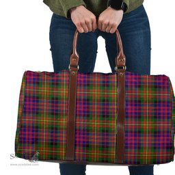 Scottish Carnegie Modern Clan Tartan Travel Bag - Classic Scottish Plaid Tartan Plaid