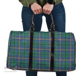 Scottish Carmichael Ancient Clan Tartan Travel Bag - Classic Scottish Plaid Tartan Plaid