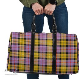 Scottish Culloden Ancient Clan Tartan Travel Bag - Classic Scottish Plaid Tartan Plaid