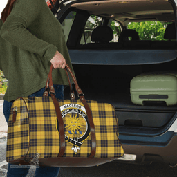 Scottish MacLeod of Lewis Ancient Clan Tartan Travel Bag - Crest Classic Scottish Plaid Tartan Plaid