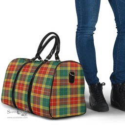 Scottish Buchanan Old Sett Clan Tartan Travel Bag - Classic Scottish Plaid Tartan Plaid