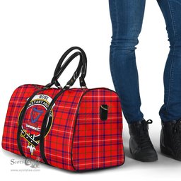 Scottish Rose Modern Clan Tartan Travel Bag - Crest Classic Scottish Plaid Tartan Plaid