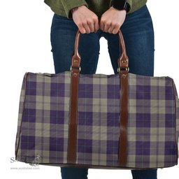 Scottish Cunningham Dress Blue Dancers Clan Tartan Travel Bag - Classic Scottish Plaid Tartan Plaid