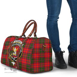 Scottish Stewart of Appin Modern Clan Tartan Travel Bag - Crest Classic Scottish Plaid Tartan Plaid