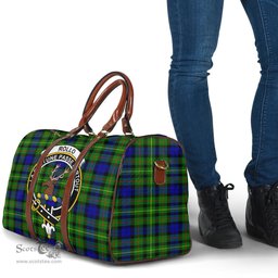 Scottish Rollo Modern Clan Tartan Travel Bag - Crest Classic Scottish Plaid Tartan Plaid